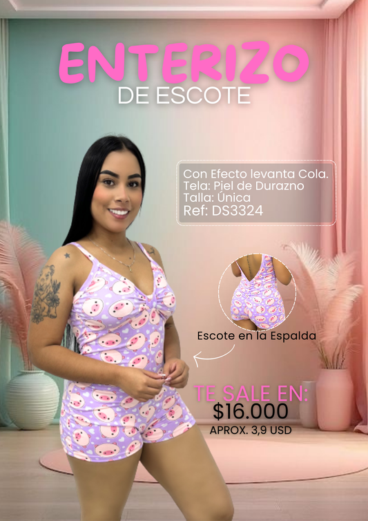 ENTERIZO DE ESCOTE