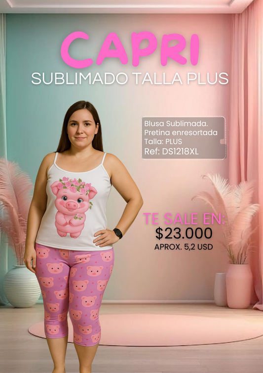 CAPRI SUBLIMADO TALLA PLUS